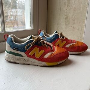 New Balance 997H Trail-Inspired Multicolor Sneakers Suede Mesh
